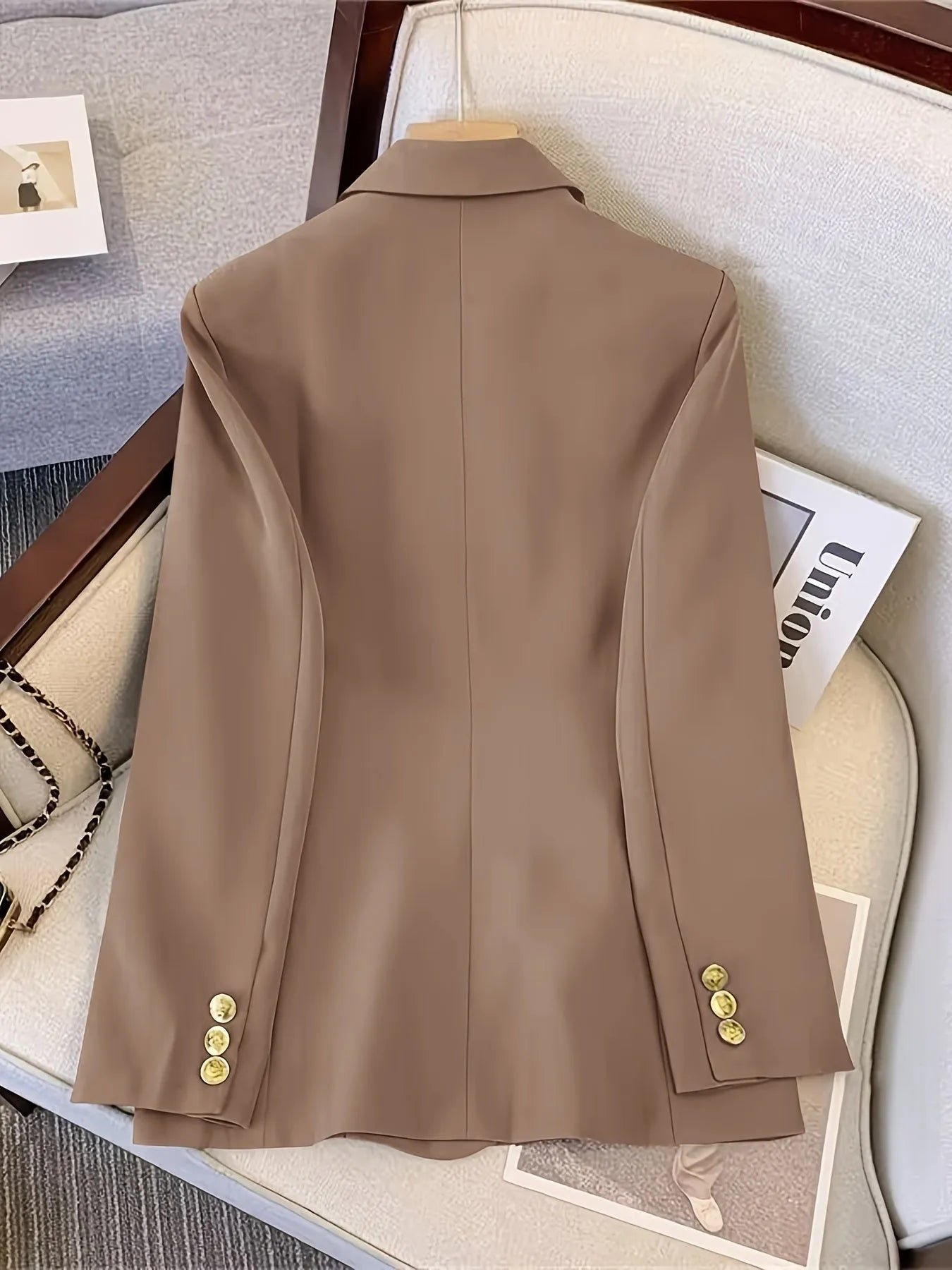 Women's Tailored Double-Breasted Blazer
